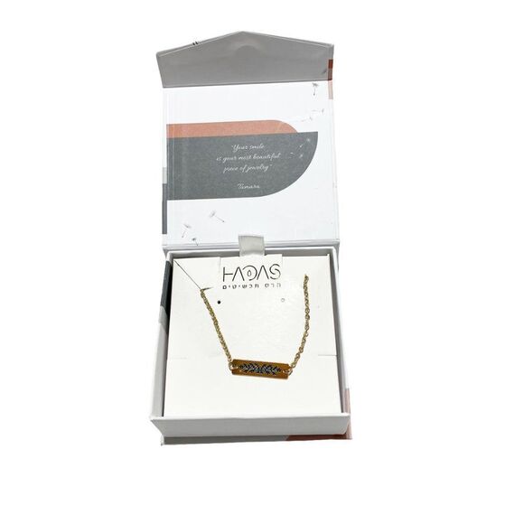 Hadas Jewelry Women's Gold Double-sided Oak Bracelet - Picture 6 of 8